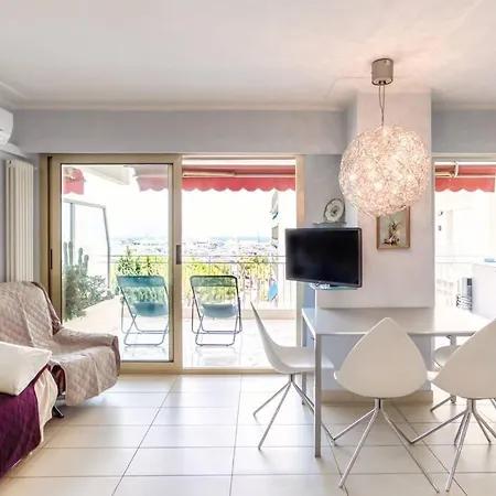 A2 - 1 Bdr Sea & Port View - Ac, Garage & Terrace Antibes