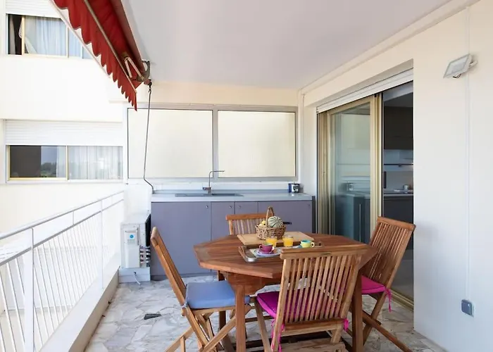 A2 - 1 Bdr Sea & Port View - Ac, Garage & Terrace Apartamento Antibes